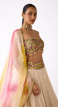 The Ethereal Ivory Lehenga Set
