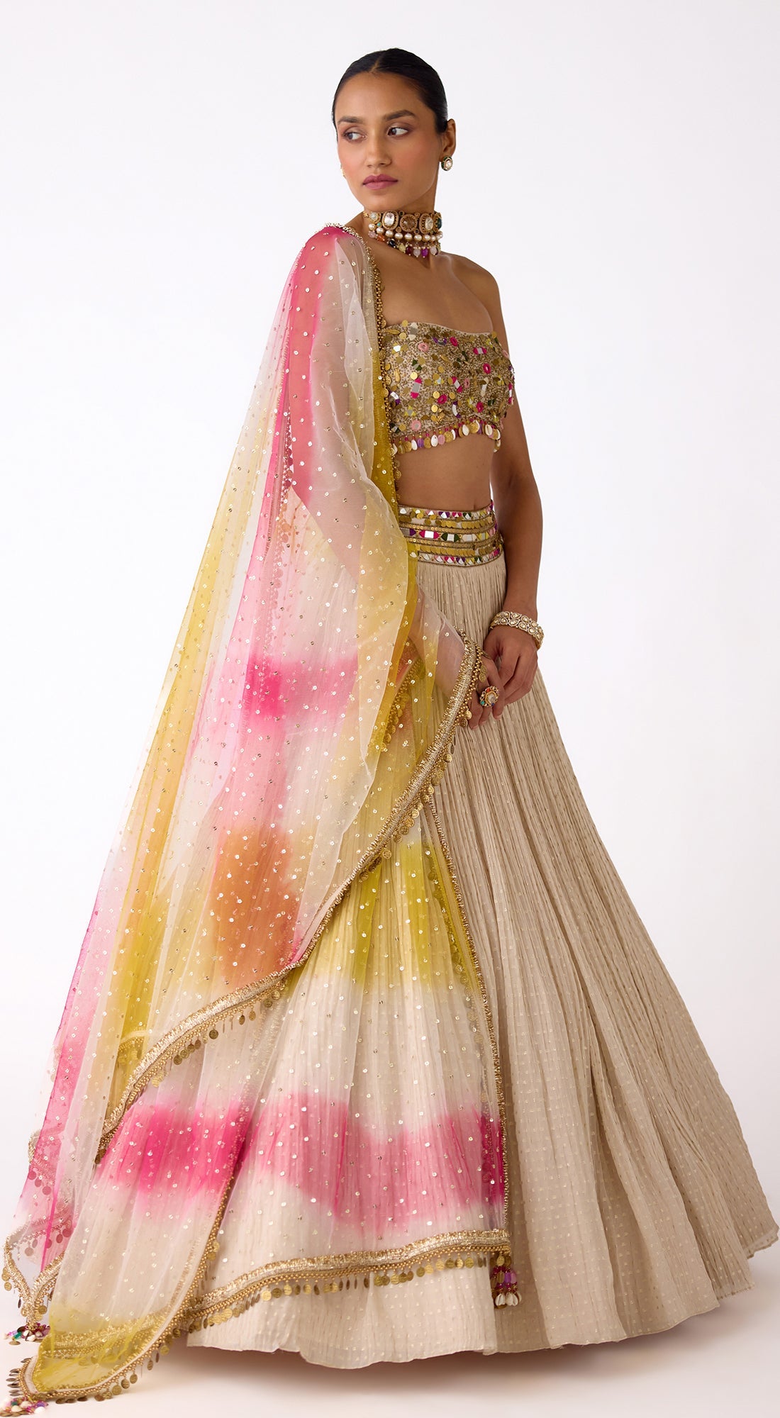 The Ethereal Ivory Lehenga Set