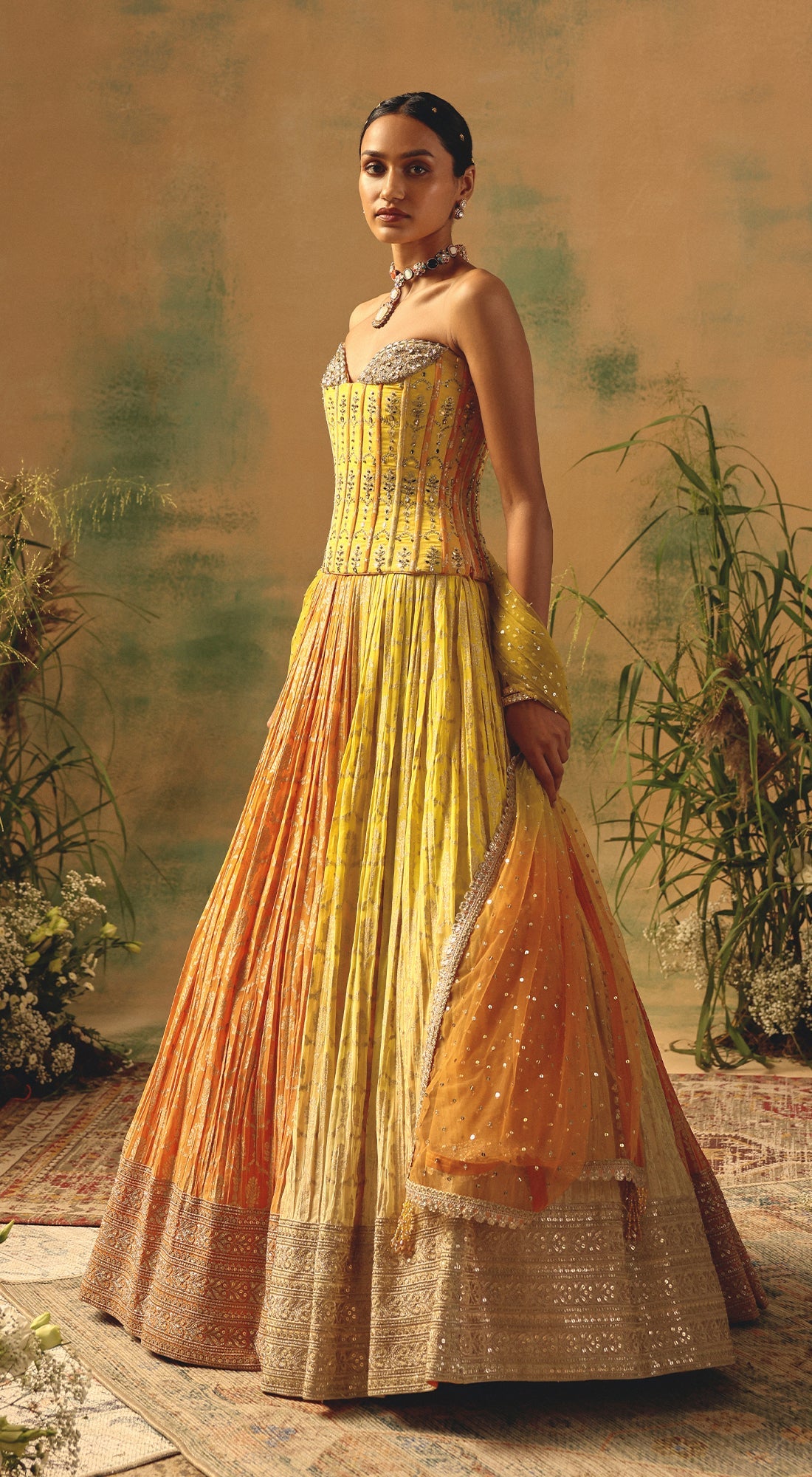 The Wild Mariposa Lehenga