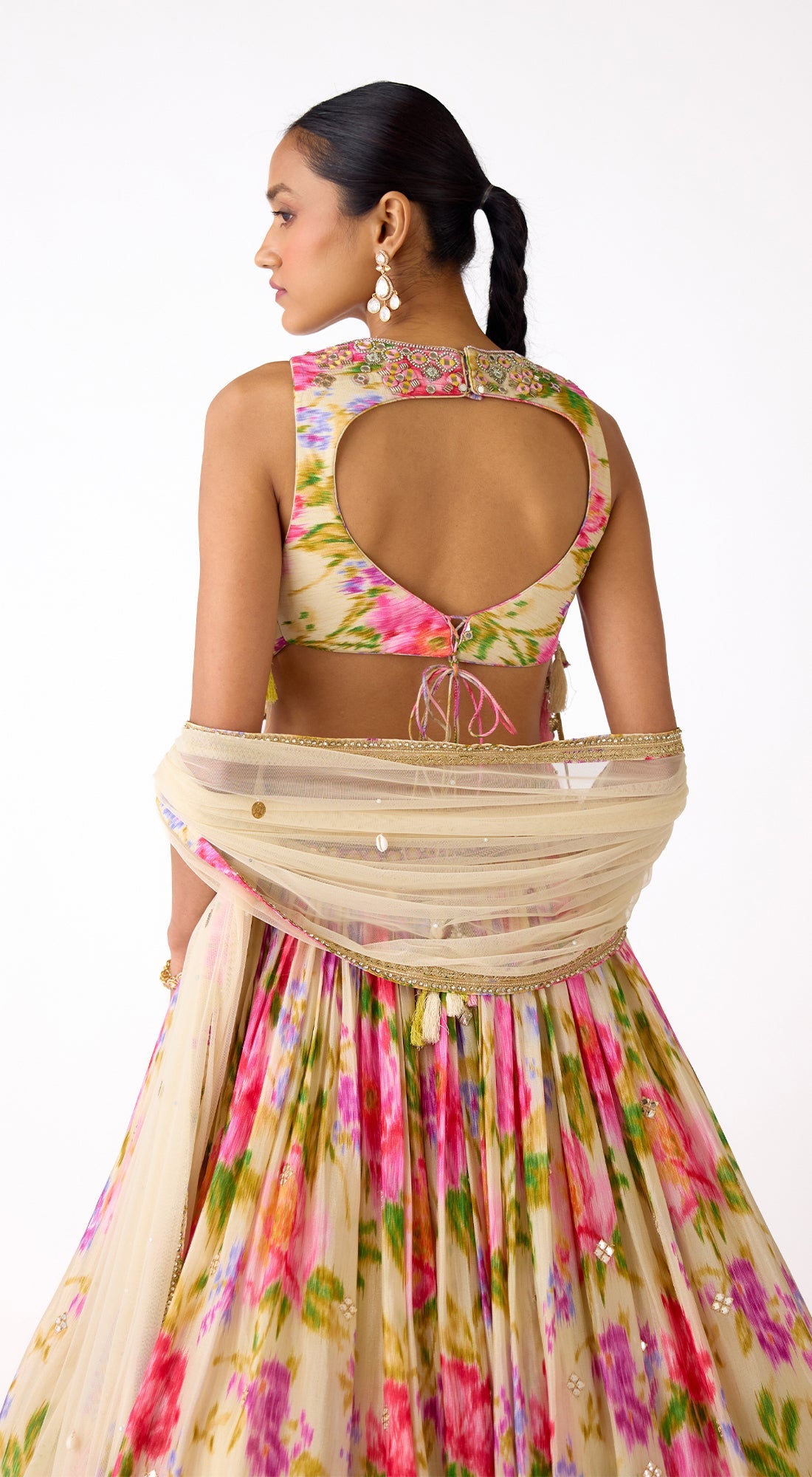 The Garden Ivory Lehenga Set