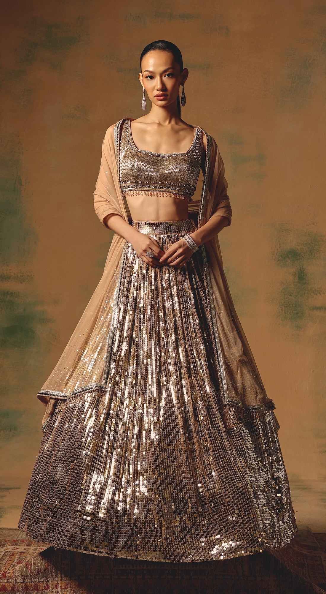 The Desert Drift Lehenga