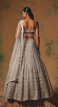 The Silvered Dove Lehenga