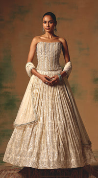 The Morning Dew Corset Lehenga