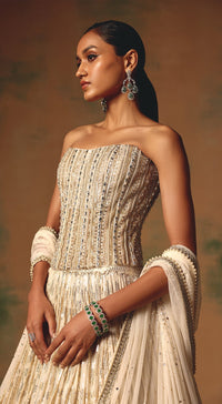 The Morning Dew Corset Lehenga