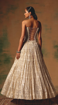 The Morning Dew Corset Lehenga