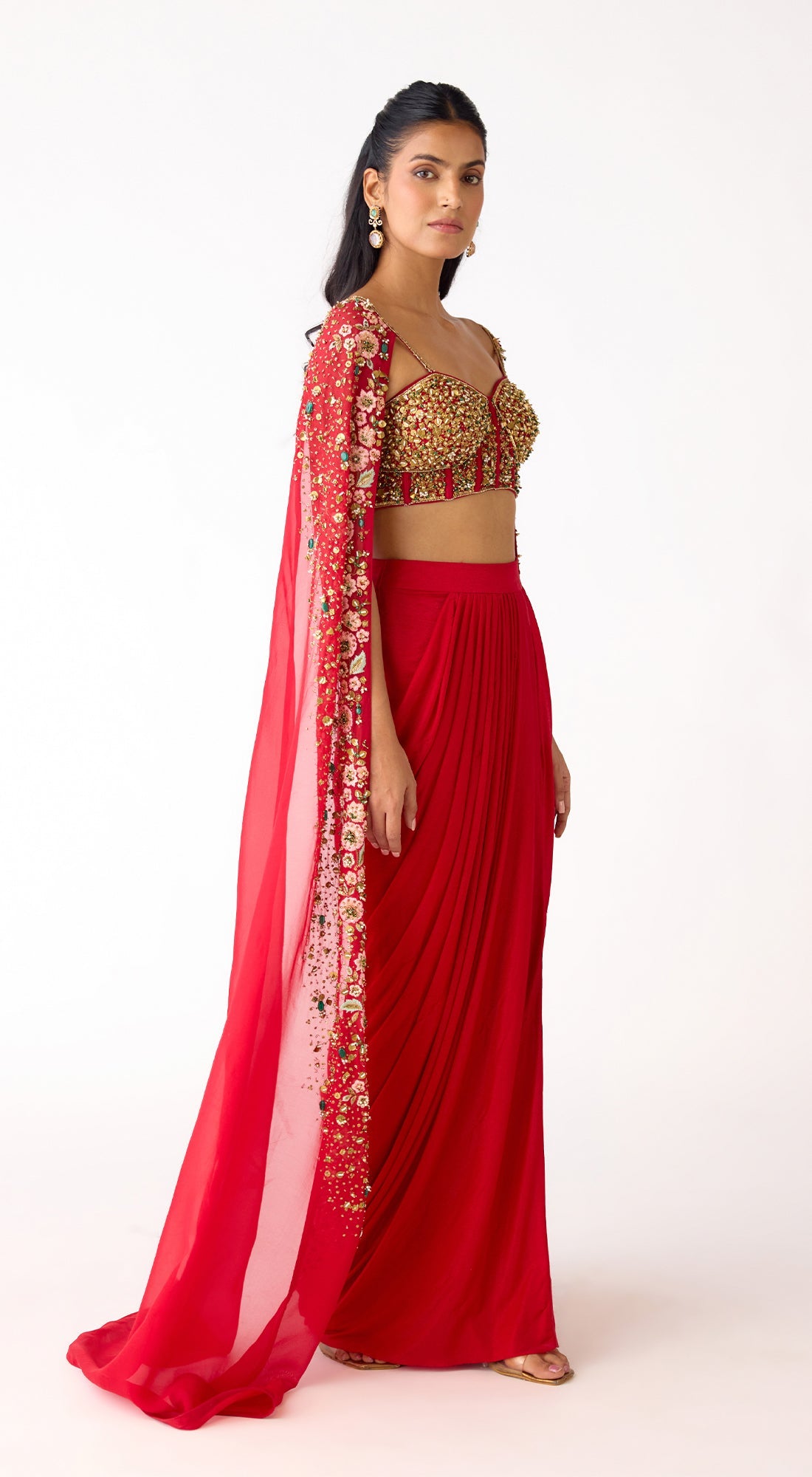 The Sunset Red Cape Set