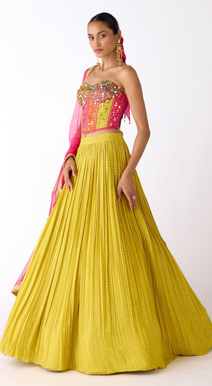 The Citrine Radiance Lehenga Set