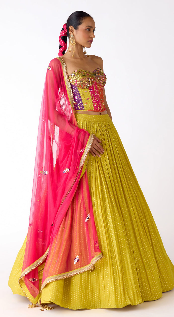 The Citrine Radiance Lehenga Set