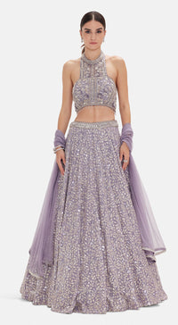 The Regal Lilac Lehenga