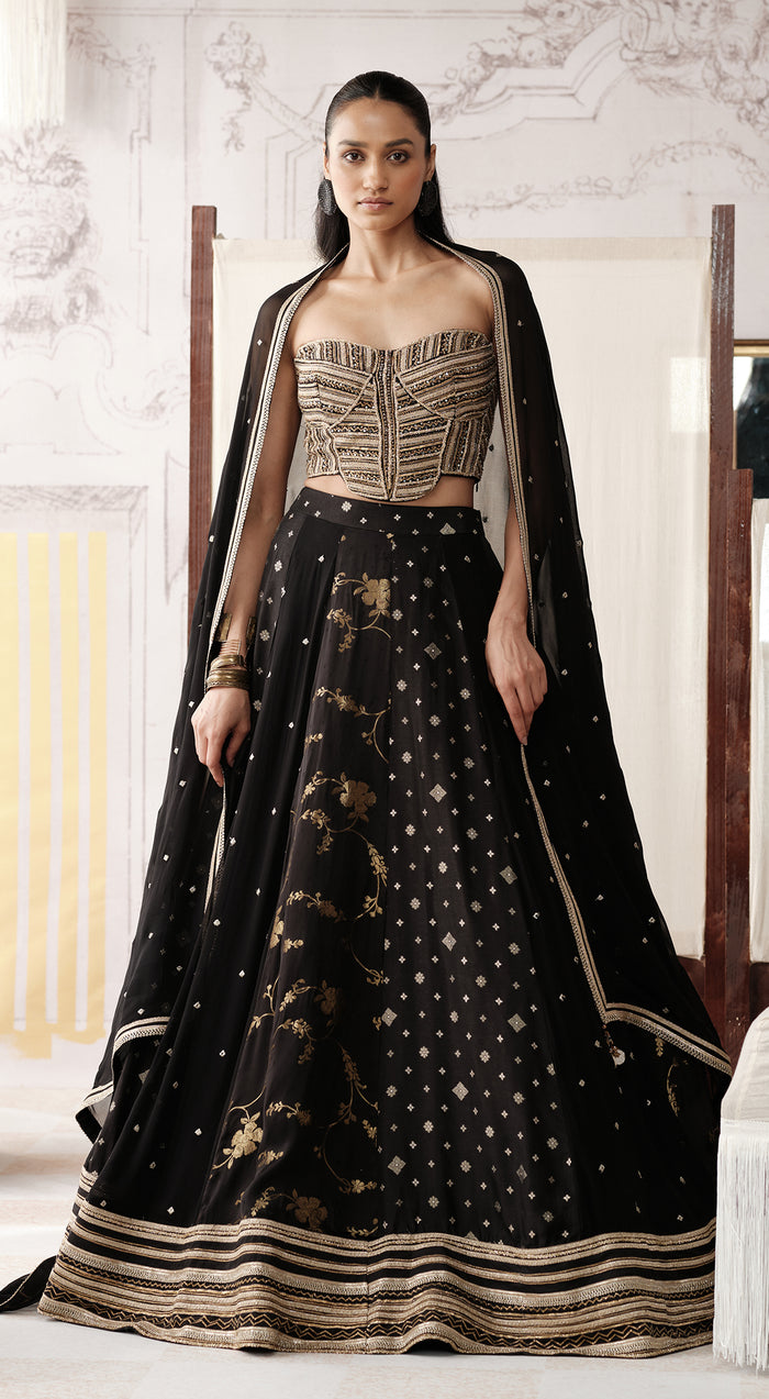 THE MIDNIGHT ALCHEMY LEHENGA