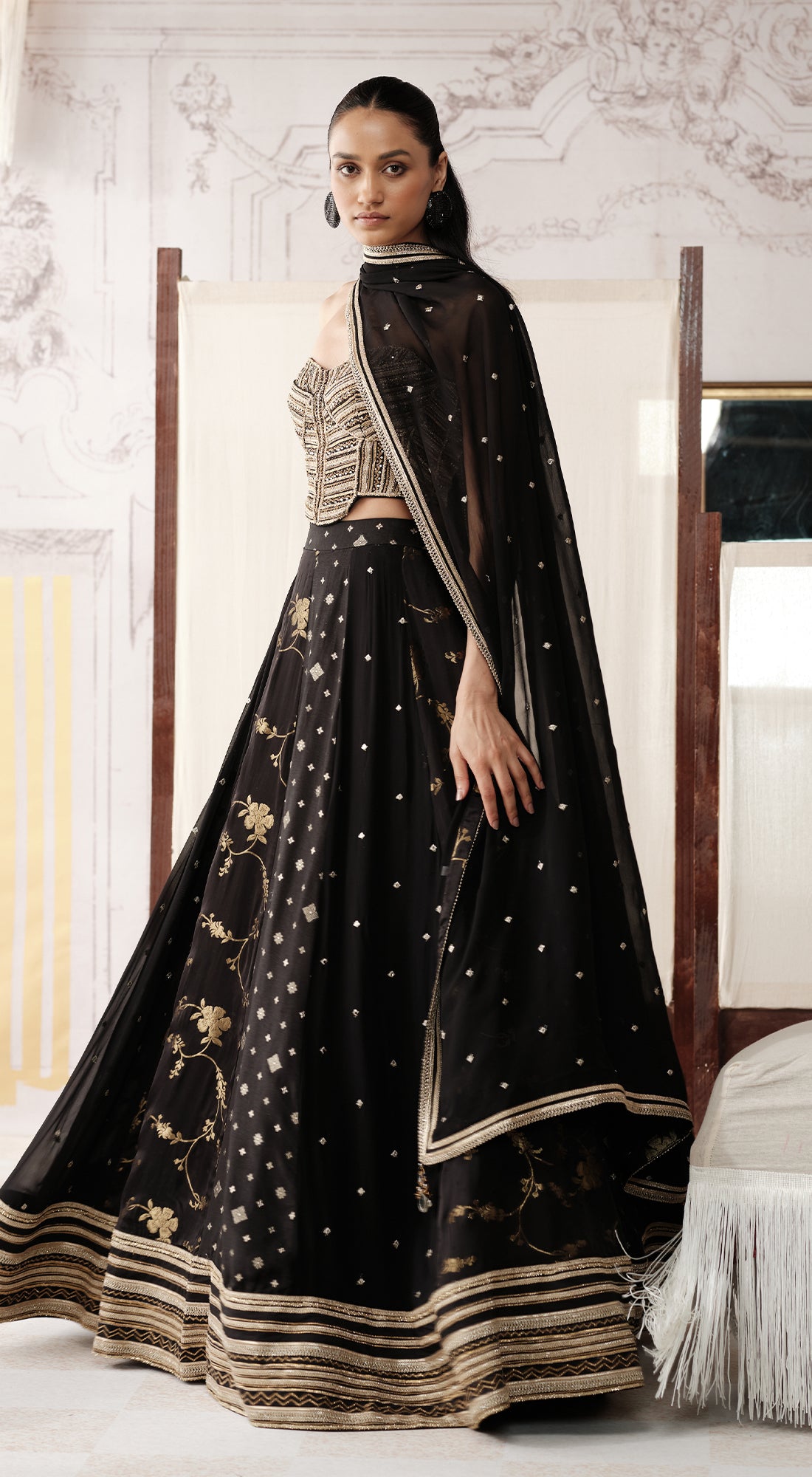 THE MIDNIGHT ALCHEMY LEHENGA