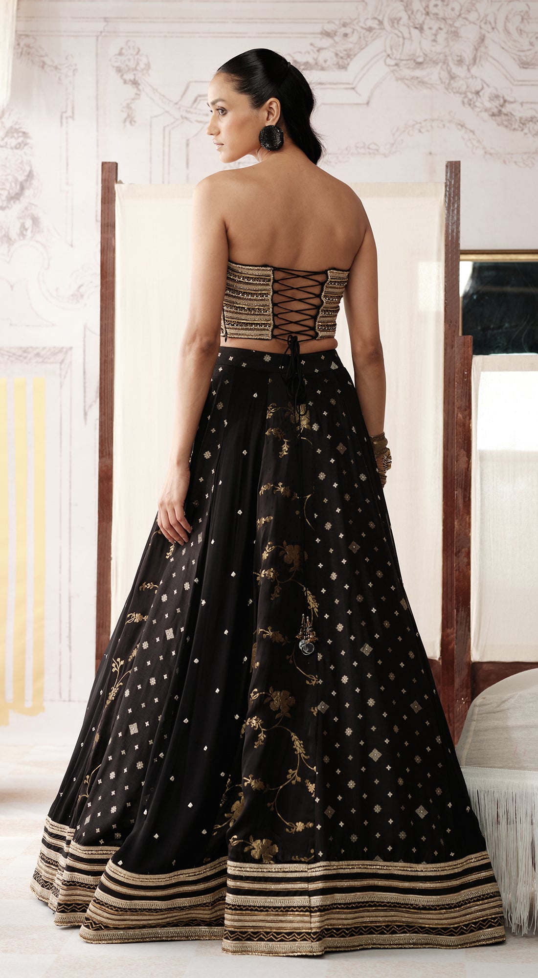 THE MIDNIGHT ALCHEMY LEHENGA