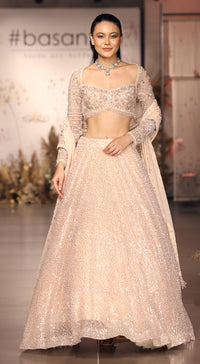 The Peach Celestial Dream Lehenga