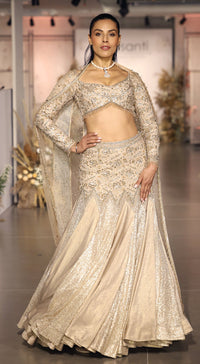 The Champagne Dawn Lehenga