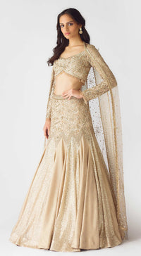 The Champagne Dawn Lehenga