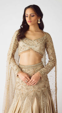 The Champagne Dawn Lehenga