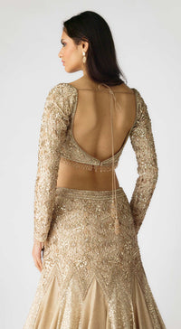 The Champagne Dawn Lehenga