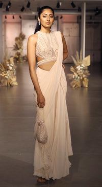 The Stellar Blush Draped Saree