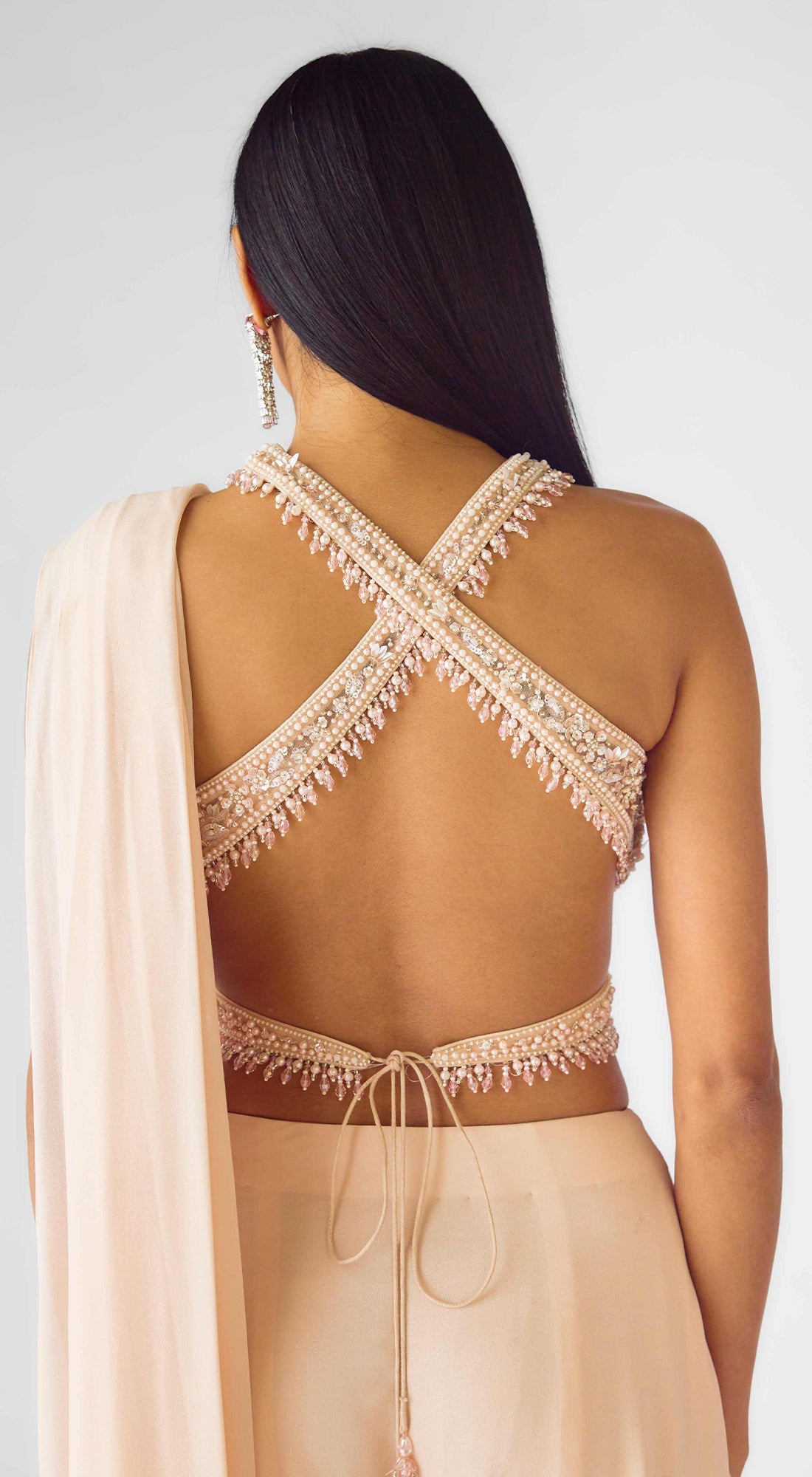 The Stellar Blush Draped Saree