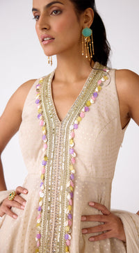 The Essence of Pearl Sharara Set