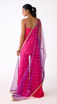 Rani Pink Sharara Set
