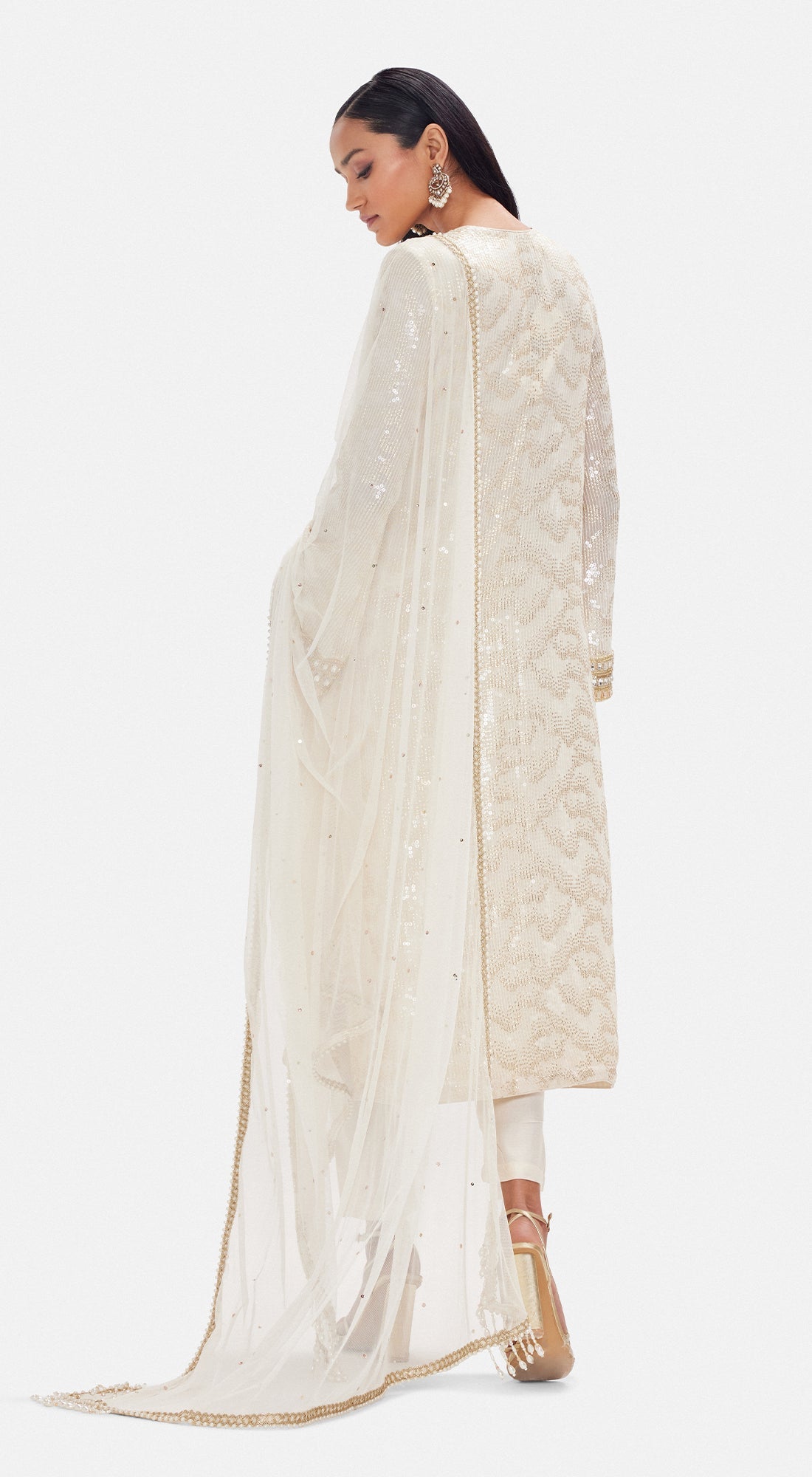 The Off-White Shimmer Suit