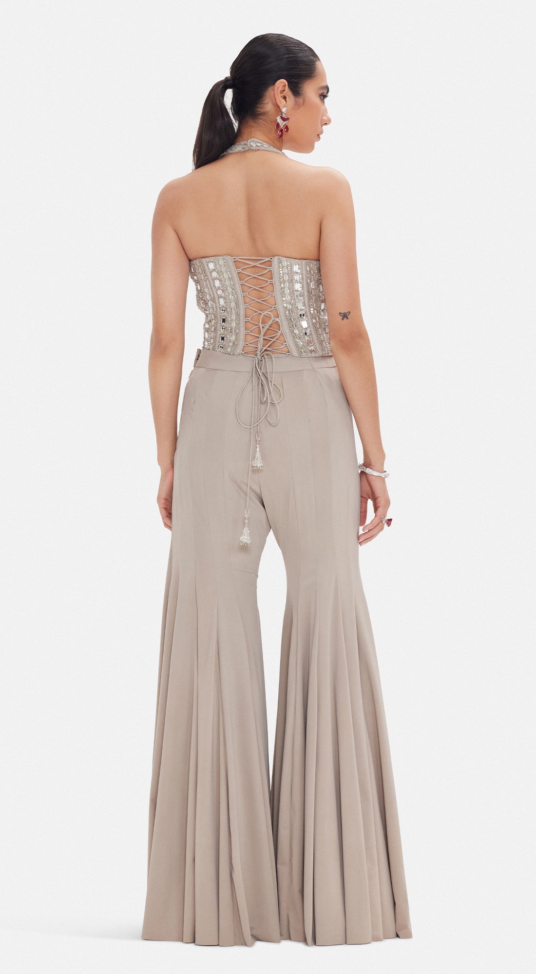 The Minimalist Grey Flare Set