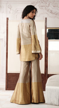 THE CHAMPAGNE DUSK SHARARA SET