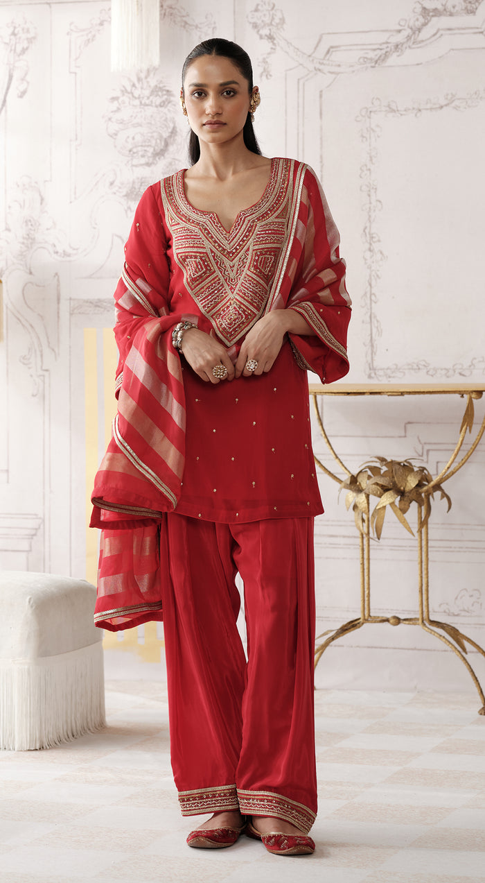 THE SCARLET SYMPHONY SUIT SET