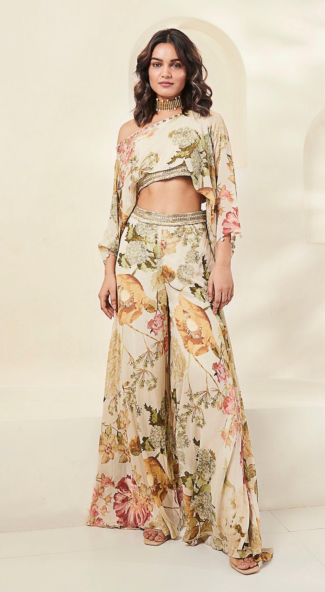 Beige Contemporary Clothing Set
