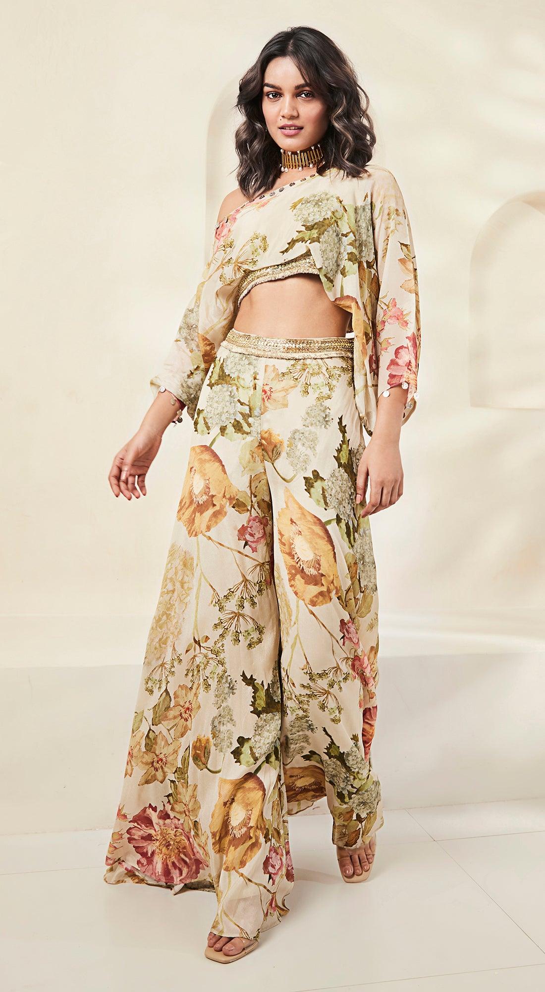 Beige Contemporary Clothing Set