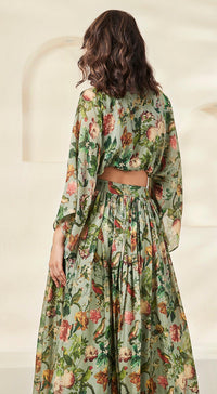 Green Contemporary Clothing Set