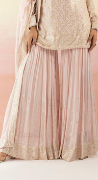 Pink Sequin Embellished Sharara Set - Basanti Kapde aur Koffee