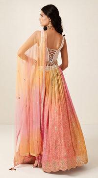 Pink Tie-Dye Lehenga Set - Basanti Kapde aur Koffee